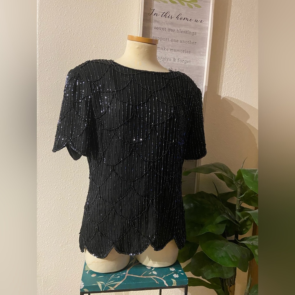 Sténay | Vintage Beaded Top